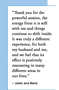 Thank you for the powerful session, the energy from it is still with me and things continue to shift inside,